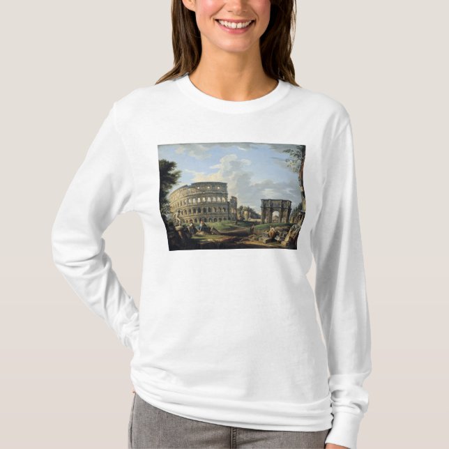 Camiseta El Colosseum y el arco de Constantina (Anverso)