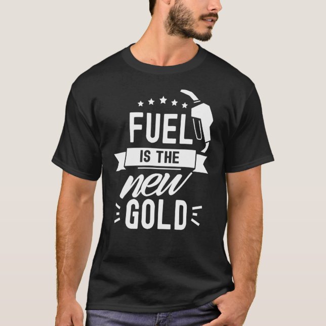 Camiseta El Combustible Es El Nuevo Precio De La Bomba De O (Anverso)