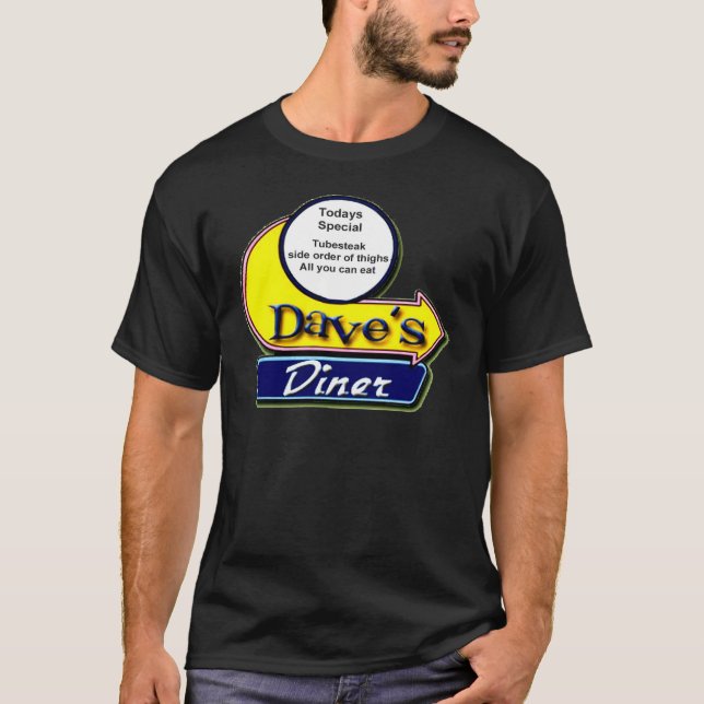 Camiseta El comensal de Dave (Anverso)