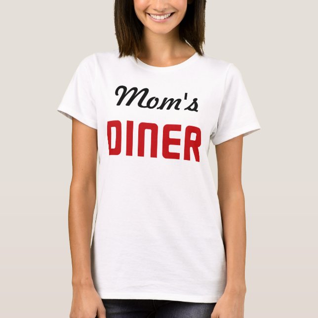 Camiseta El comensal de la mamá (Anverso)