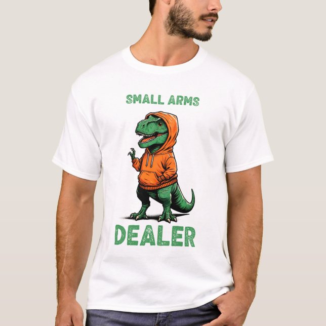 Camiseta El comerciante de armas pequeñas Dino (Anverso)