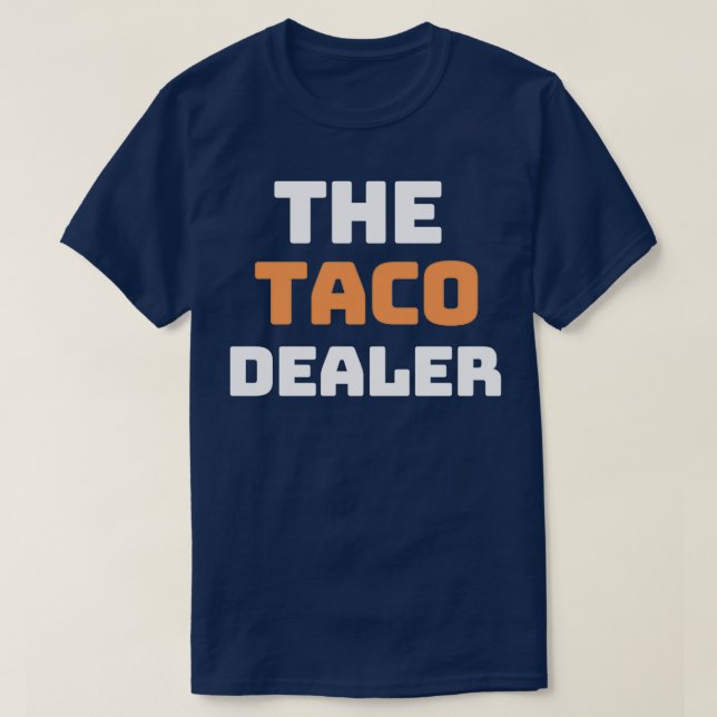 Camiseta El comerciante del taco (Diseño del anverso)
