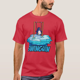 Camiseta El Cómico Bebé Pinguin Cayó El Primer Día De La Es