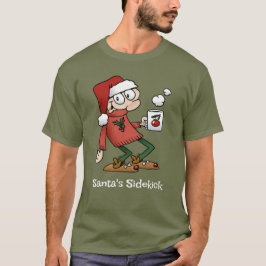 Camiseta El compañero de Papá Noel, amigo de Navidades grac