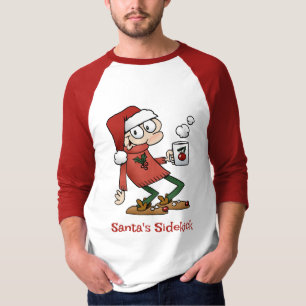 Camiseta El compañero de Papá Noel, amigo de Navidades grac