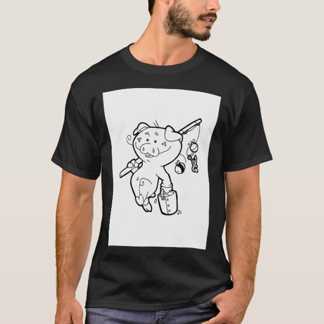 Camiseta El compañero de pesca de Pop Pop (Anverso)