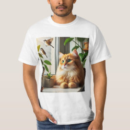 Camiseta El Compañero Ideal: Gato en Casa