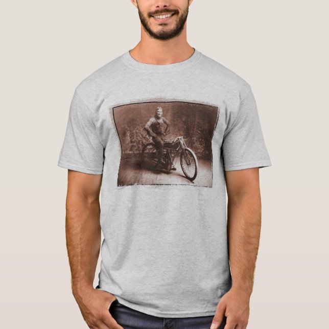 Camiseta El competir con de la motocicleta: Ganador 100 MI. (Anverso)