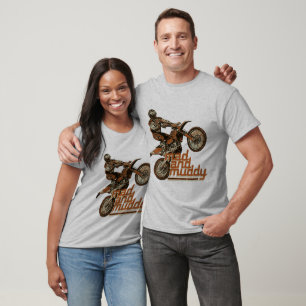 Camiseta El competir con del moto de la suciedad