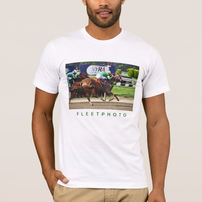 Camiseta El competir con en Belmont Park (Anverso)