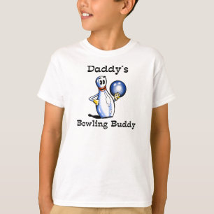 Camiseta El compinche de los bolos del papá embroma las