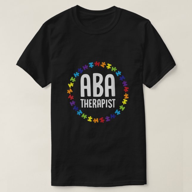 Camiseta El Comportamiento De Mentores Terapéuticos De ABA  (Diseño del anverso)