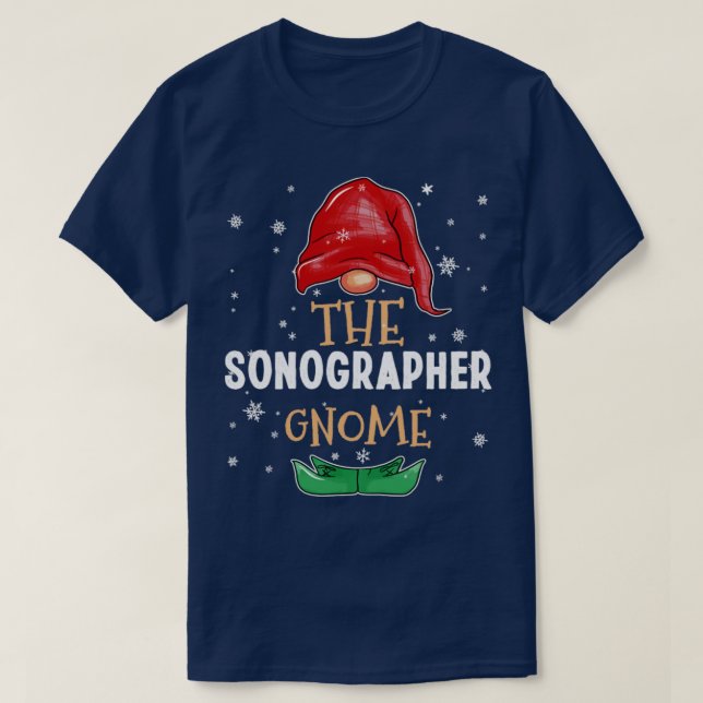 Camiseta El compositor Gnome Family Mating Navidades Ou (Diseño del anverso)