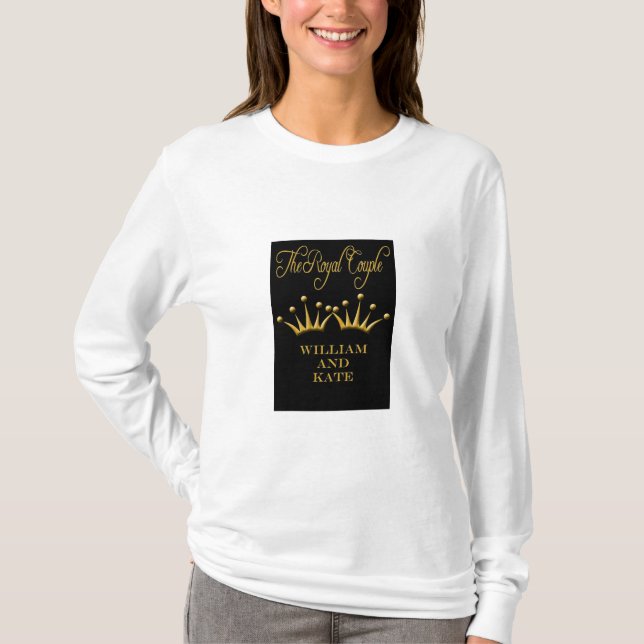 Camiseta El Compromiso Real/Camisa Tee Boda (Anverso)
