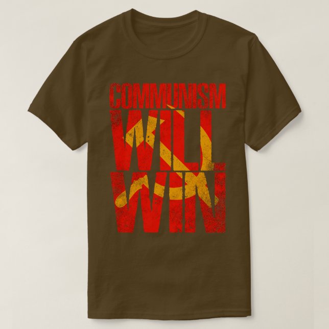 Camiseta El comunismo ganará 1 (Diseño del anverso)