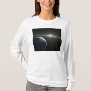 Camiseta El concepto del artista de una fotografía astroid