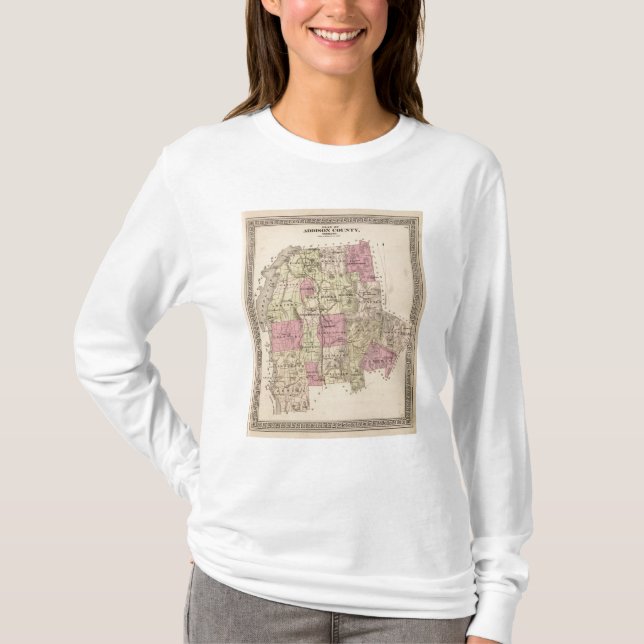 Camiseta El condado de Addison, Vermont (Anverso)