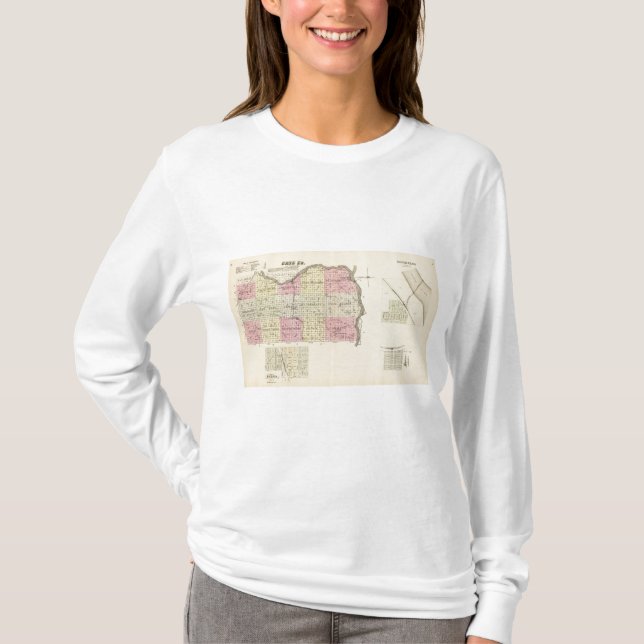 Camiseta El condado de Cass, Nebraska (Anverso)