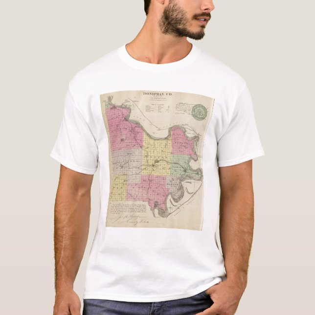 Camiseta El condado de Doniphan, Kansas (Anverso)