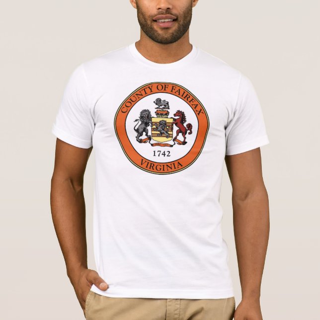 Camiseta El condado de Fairfax, Virginia (Anverso)