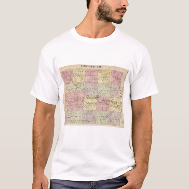 Camiseta El condado de Lincoln, Kansas (Anverso)
