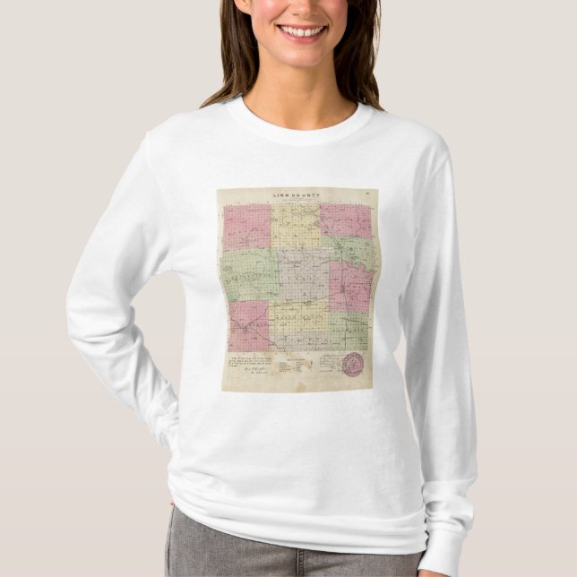 Camiseta El condado de Linn, Kansas (Anverso)