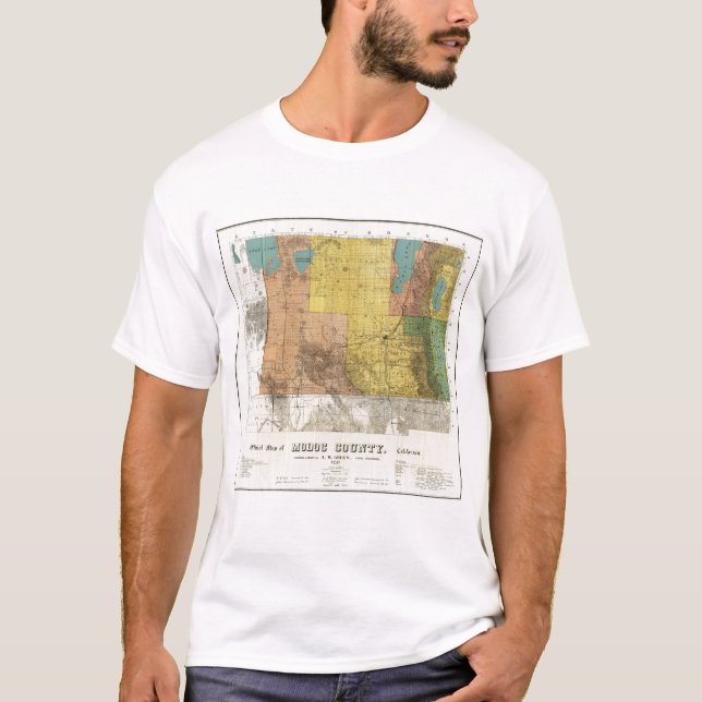Camiseta El condado de Modoc, California (Anverso)