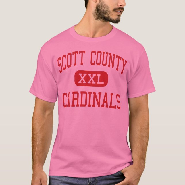 Camiseta El condado de Scott - cardenales - centro - (Anverso)