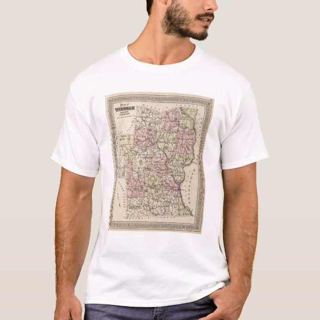 Camiseta El condado de Windham, Vermont (Anverso)