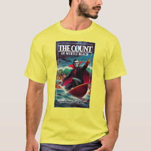 Camiseta El Conde de Myrtle Beach Dracula Surfing