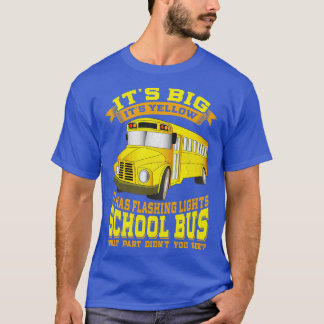Camiseta El conductor del autobús escolar es grande y amari