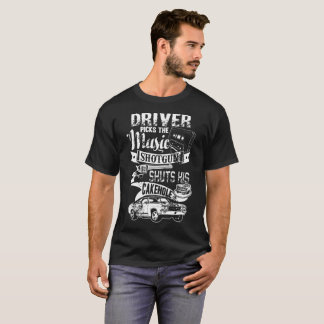 Camiseta El conductor sobrenatural escoge la escopeta de la