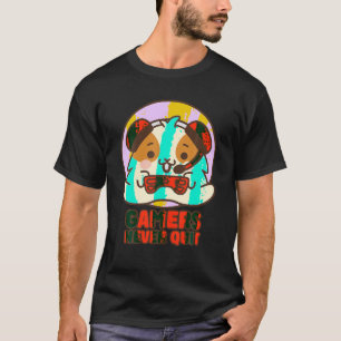 Camiseta El conejillo de indias divertido y el amante del v