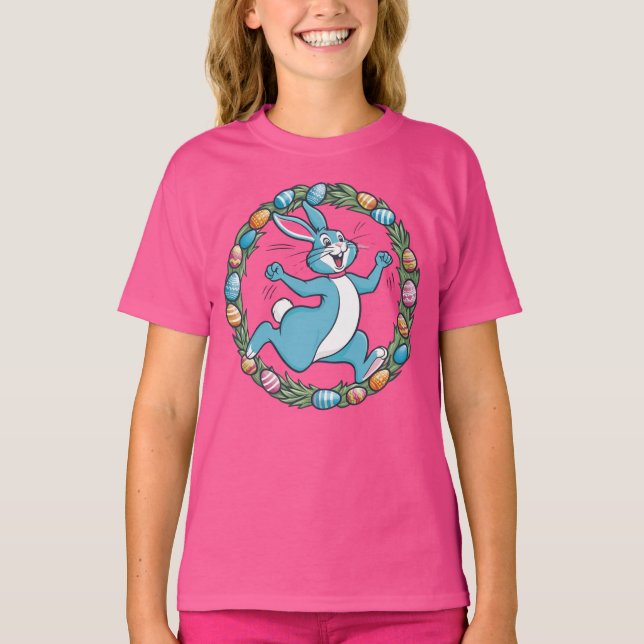 Camiseta El conejito bailarín de Pascua (Anverso)