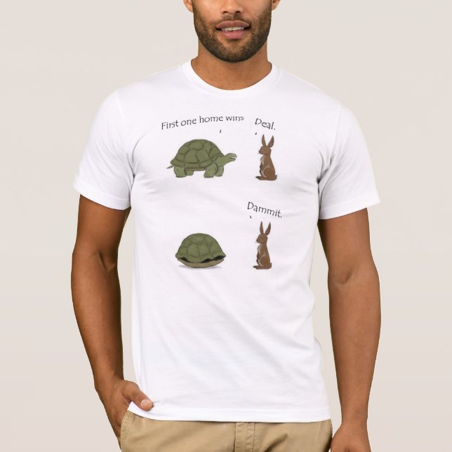 Camiseta El conejito y la tortuga (Anverso)