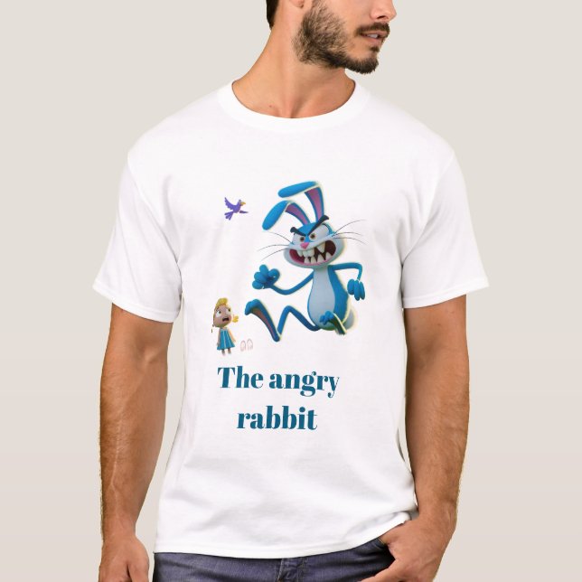 Camiseta El conejo enojado  (Anverso)
