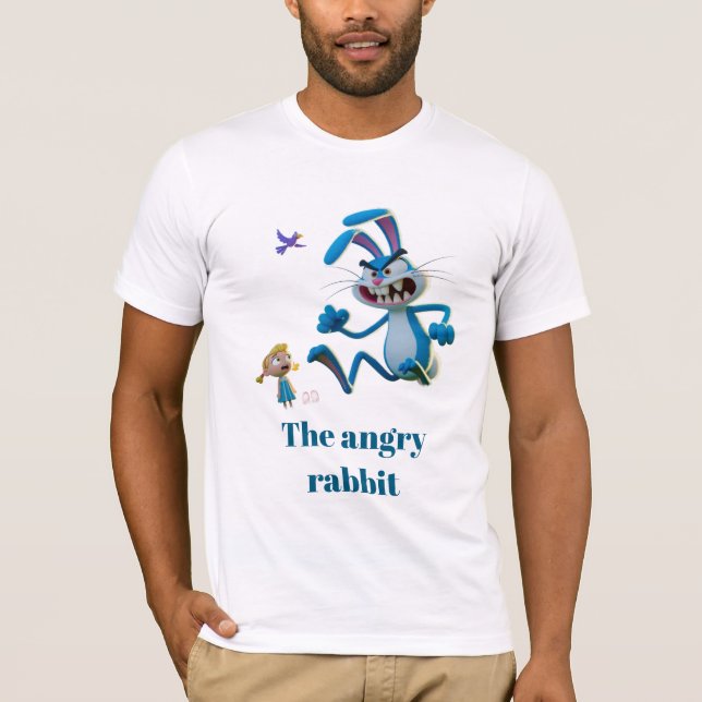 Camiseta El conejo enojado  (Anverso)