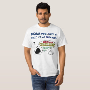 Camiseta El conflicto de intereses de NOAA por RoseWrites