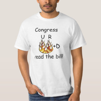 Camiseta ¡El congreso, U R encendido, leyó la cuenta!