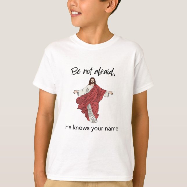 Camiseta Él conoce tu nombre (Anverso)