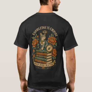 Camiseta El conocimiento es imperio - Estilo de tatuaje tra