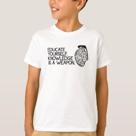 Camiseta El conocimiento es un arma