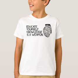 Camiseta El conocimiento es un arma