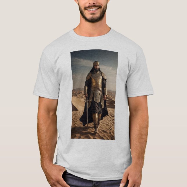 Camiseta El conquistador de la mitología árabe (Anverso)
