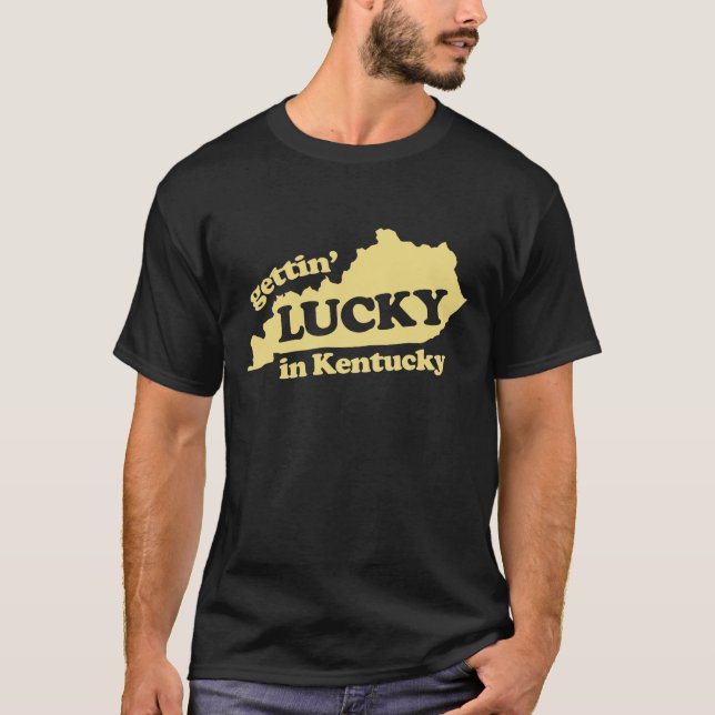 Camiseta el conseguir afortunado en Kentucky (Anverso)