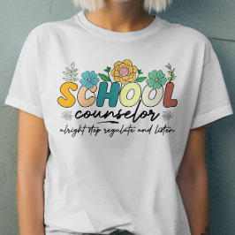 Camiseta El consejero escolar está de acuerdo en dejar de r