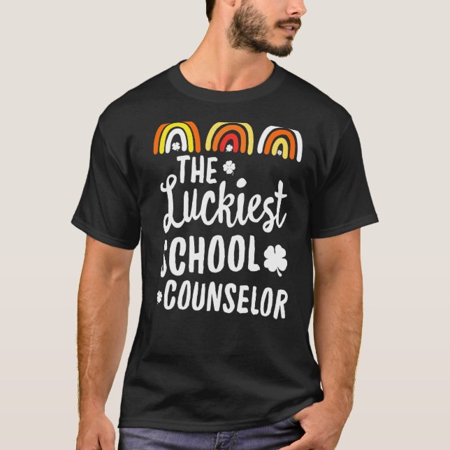 Camiseta El consejero escolar más afortunado de St Patrick' (Anverso)