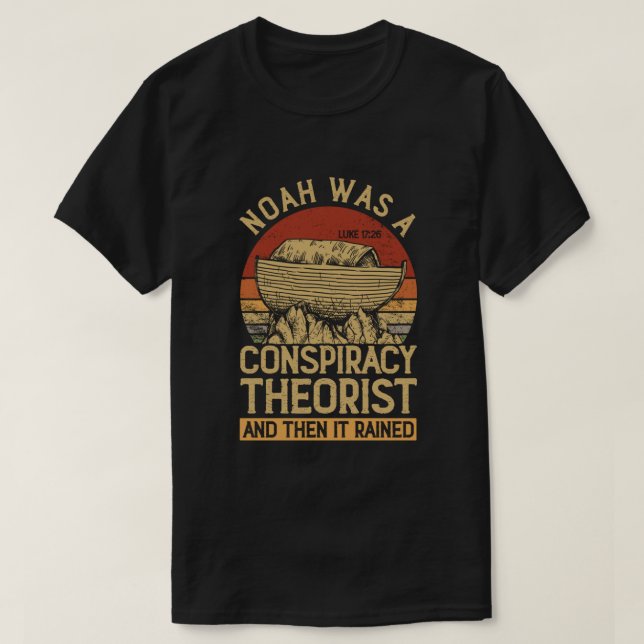 Camiseta El conservador Christian Noah fue un teatro de con (Diseño del anverso)
