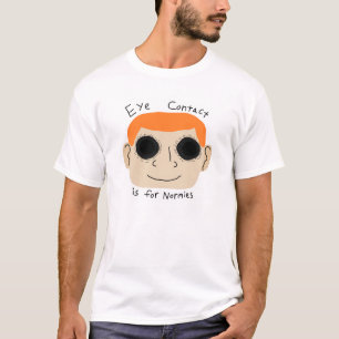 Camiseta El contacto visual es para Normies
