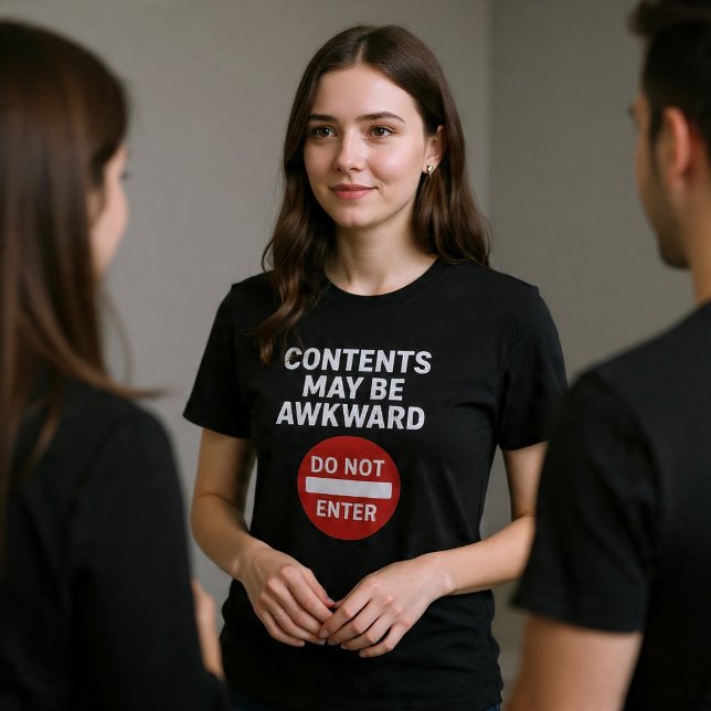 Camiseta El Contenido Puede Ser Incómodo (Subido por el creador)